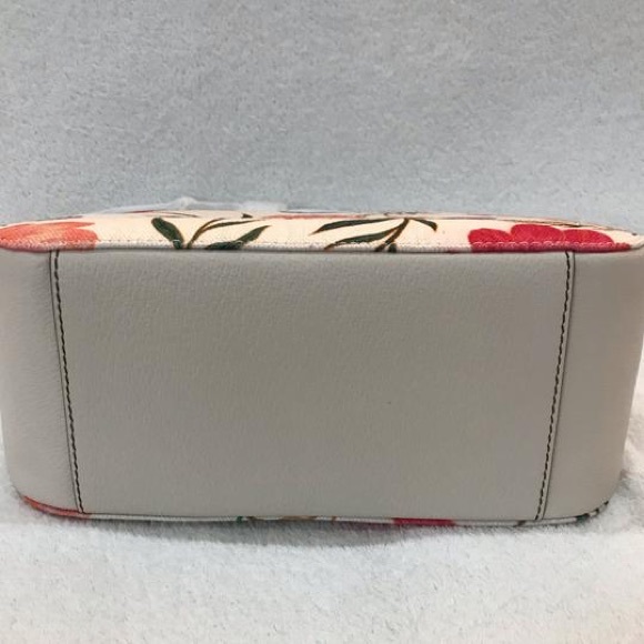 KATE SPADE CREAM LINEN SATCHEL - Picture 6 of 7